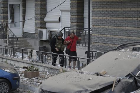 Fresh Russian bombardment hits Ukraine’s capital, killing at least 3 people and wounding others