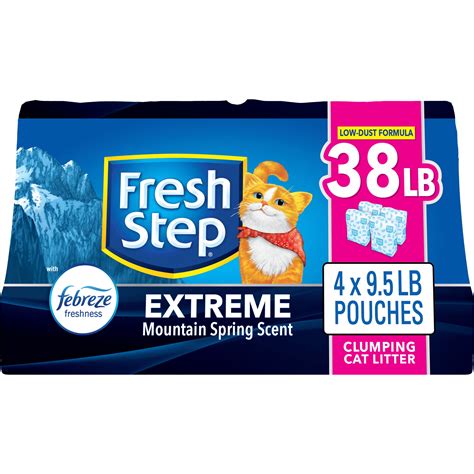 Fresh Step Extreme Mountain Spring Scented Litter with …