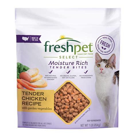 Fresh cat food. 3 x 2.26-kg bags. The best fresh cat food delivery in Canada for the money is TLC Pet Food. While it is expensive, it is less expensive than other comparable high-quality brands of cat food. It isn’t exactly fresh because it’s kibble, but it’s made with fresh ingredients that are meat focused from high-quality … 