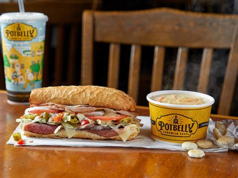 Fresh food, music on the weekends. - Potbelly Sandwich Shop