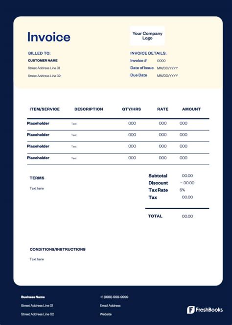 Freshbooks Invoice Templates * Invoice Template Ideas