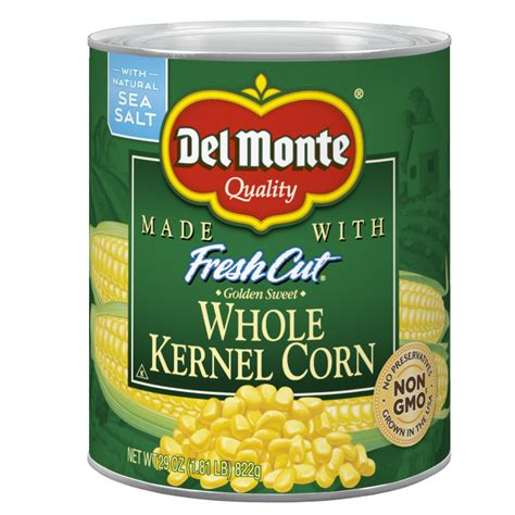 Freshcut Whole Kernel Corn (Canned) Dole - myfitnesspal.com