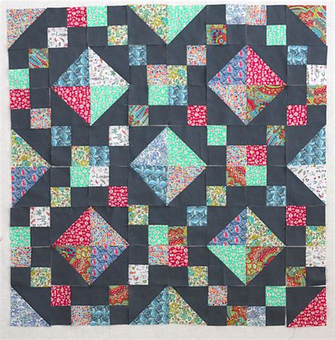 Freshly Pieced Jewel Box Quilt Tutorial in Liberty Lawn