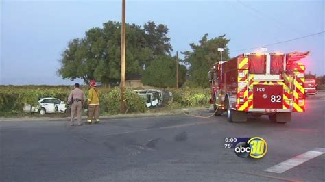 Emergency personnel on the scene of a fatal crash 