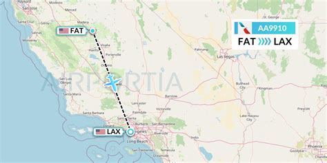 Fresno to lax. All flight schedules from Fresno Yosemite International , California , USA to Los Angeles International , California , USA . This route is operated by 1 airline (s), and the flight time is 1 hour and 19 minutes. The distance is 210 miles. USA. 