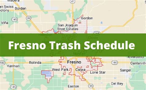 What is the specific garbage collection schedule? As mentioned above, in the section to view the collection schedule, the city of Fresno is divided into 4 sectors for the collection route. These four sectors serve to divide the collection schedule into Tuesday, Wednesday, Thursday, and Friday.