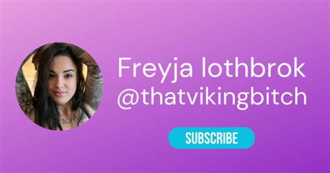 Freyja lothbrok onlyfans leak