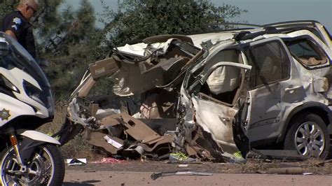 California Highway Patrol officers say the crash happened on N F