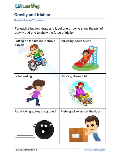 Friction 1 Worksheet Worksheets Library