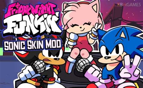 Friday Night Funkin: Sonic Skin Mod Game - KBH Games