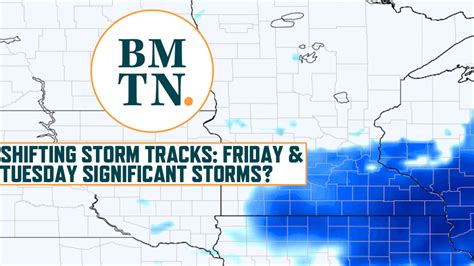 Friday brings another round of rain, but storm track shifting