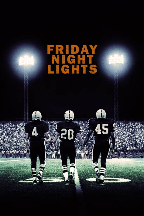 Friday night lights movie. High school football is a beloved American tradition, with fans flocking to stadiums on Friday nights to cheer on their favorite teams. However, not everyone can make it to the gam... 