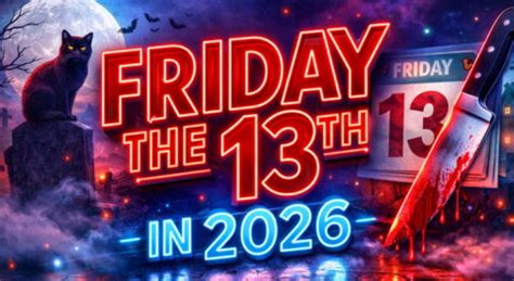 Friday the 13th meaning.  In 2026, three Friday the 13ths will occur.  Learn ...