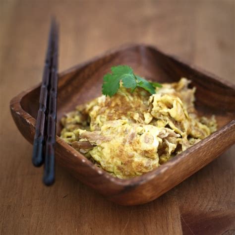 Fried Eggs with Preserved Turnip - Rasa Malaysia