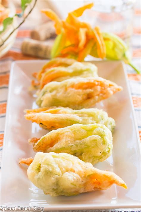 Fried Stuffed Squash Blossoms