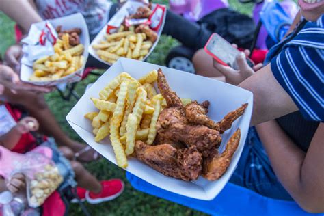 Fried chicken fest. Unfortunately, the Frank Kitts Park redevelopment will not be completed in time for February 2024. Festival Information. The Wellington Fried Chicken Fest! Food Trucks, Pop-up Restaurants, Live Music, a full Bar and more. 