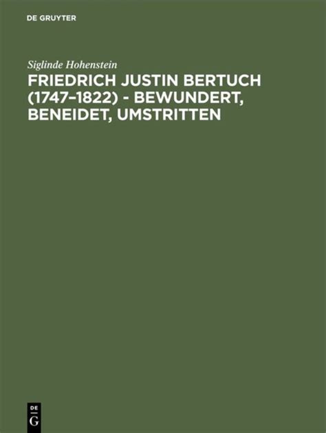 Friedrich justin bertuch (1747 1822)  bewundert, beneidet, umstritten. - Historia y antologia del pensamiento economico.