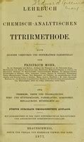 Friedrich mohr's lehrbuch der chemisch analytischen titrirmethode. - Cliffsnotes on dickens a tale of two cities cliffsnotes literature guides.
