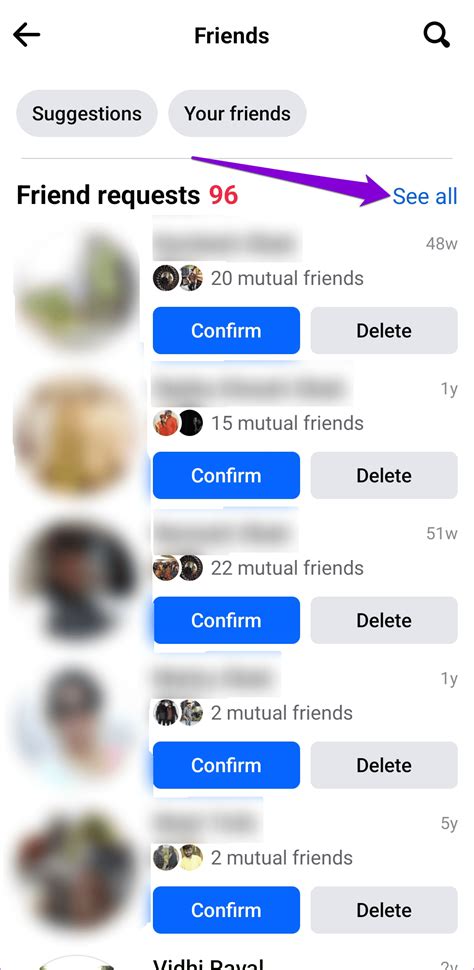 Read Friend Request