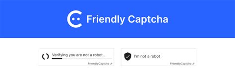 Friendly Captcha, a privacy-friendly option for reCaptcha