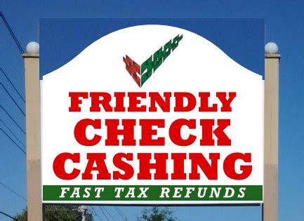 Friendly check cashing. Things To Know About Friendly check cashing. 