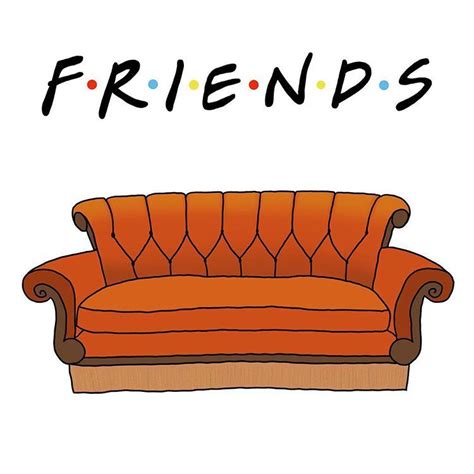 Friends Couch Drawing