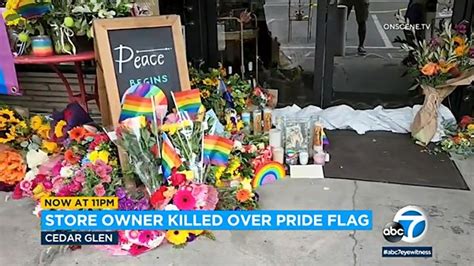 Friends of store owner shot, killed over Pride flag speak out