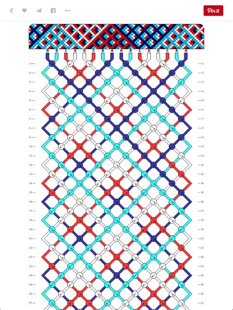 Friendship Bracelet Patterns Printable