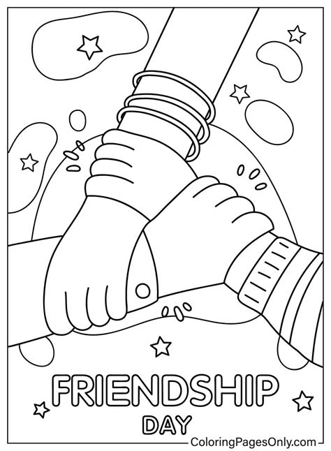 Friendship Coloring Sheets