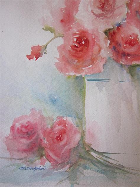 Friendship Rose Watercolor