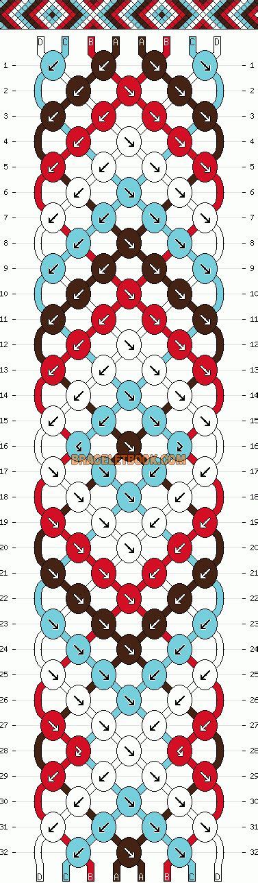 Friendship bracelets patterns.  Bracelet Bracelet, Bracelet, Beading Patterns And More.  ...