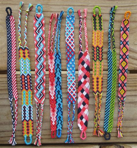 Friendship bracelets patterns. .  ...