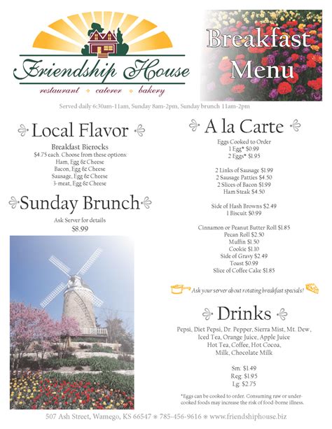 Friendship house menu. Things To Know About Friendship house menu. 