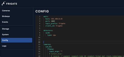 Frigate full config.  Config I've combed through the documentation but am just n...