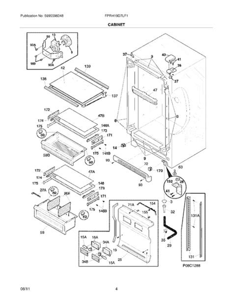 Frigidaire FPRH19D7LF1 Parts Reliable Parts