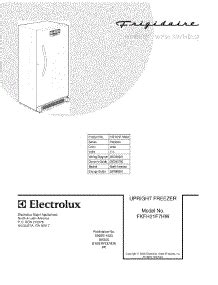 Frigidaire Freezer FKFH21F7HWA - Easy Appliance Parts