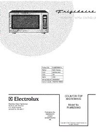 Frigidaire Microwave PLMBZ209GCA Repair and Troubleshooting