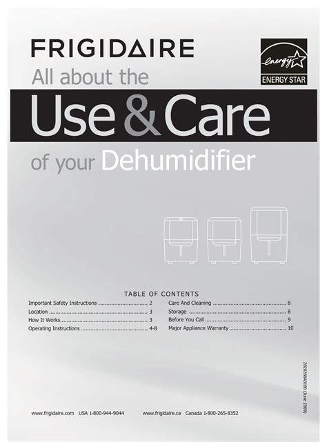 Frigidaire dehumidifier model fad504dud owners manual. - Whiting crane handbook 4th edition download.