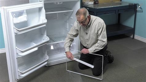 18 Mar 2015 ... How To Adjust Fridge Shelf Height-Full Tutorial. Helpful ... Frigidaire Refrigerator Repair - How to Replace the Right Side Drawer Support Rail.. Frigidaire fridge shelf replacement