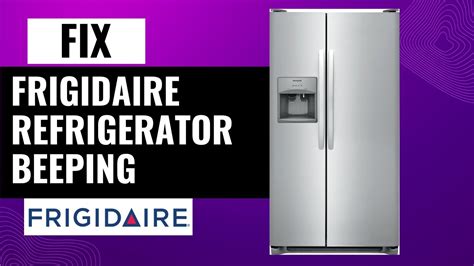 Frigidaire h1 error and beeping.  Is your Frigidaire refrigerator driv...