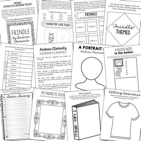 Frindle Differentiated Project