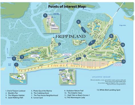 Fripp Island Map & Directions - Fripp Island Resort