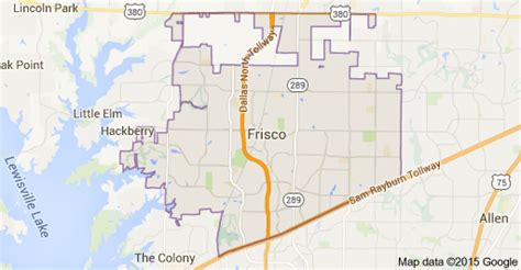 Frisco Zip Code Map 75033 Map