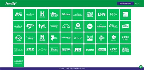 Frndly Tv Channels List Printable