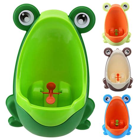 Frog Potty Training Urinal for Boys with Funny Aiming Target