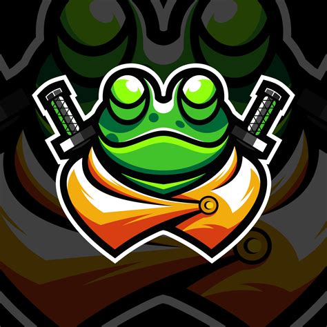 Frog ninja. Enjoy cute frogs and toads! 