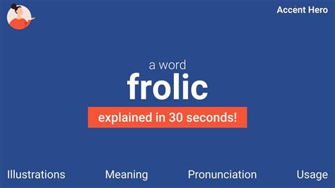 Frolic - Definition, Meaning & Synonyms Vocabulary.com