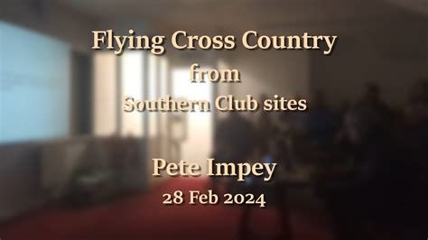 From Club Flying to Cross-Country