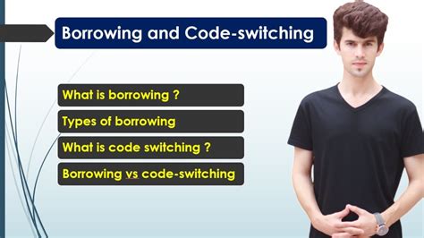 From Code Switching To Borrowing