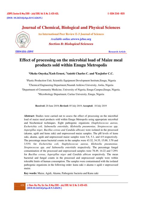 From Maize to Metropolis